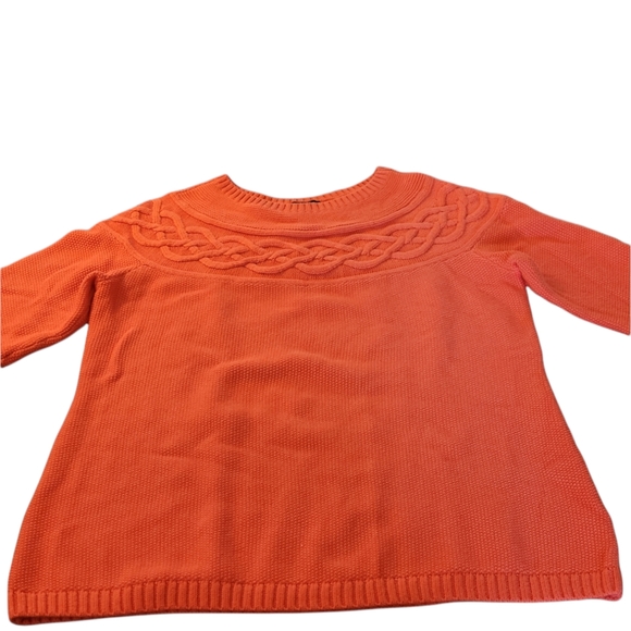 Talbots Women's Waffle Knit Sweater - Picture 4 of 6